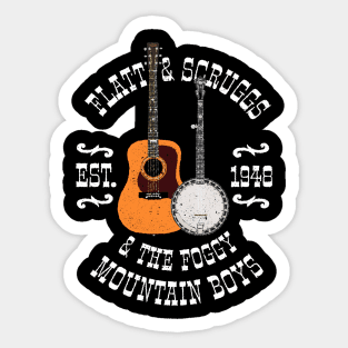 Flatt & Scruggs and the Foggy Mountain Boys Sticker